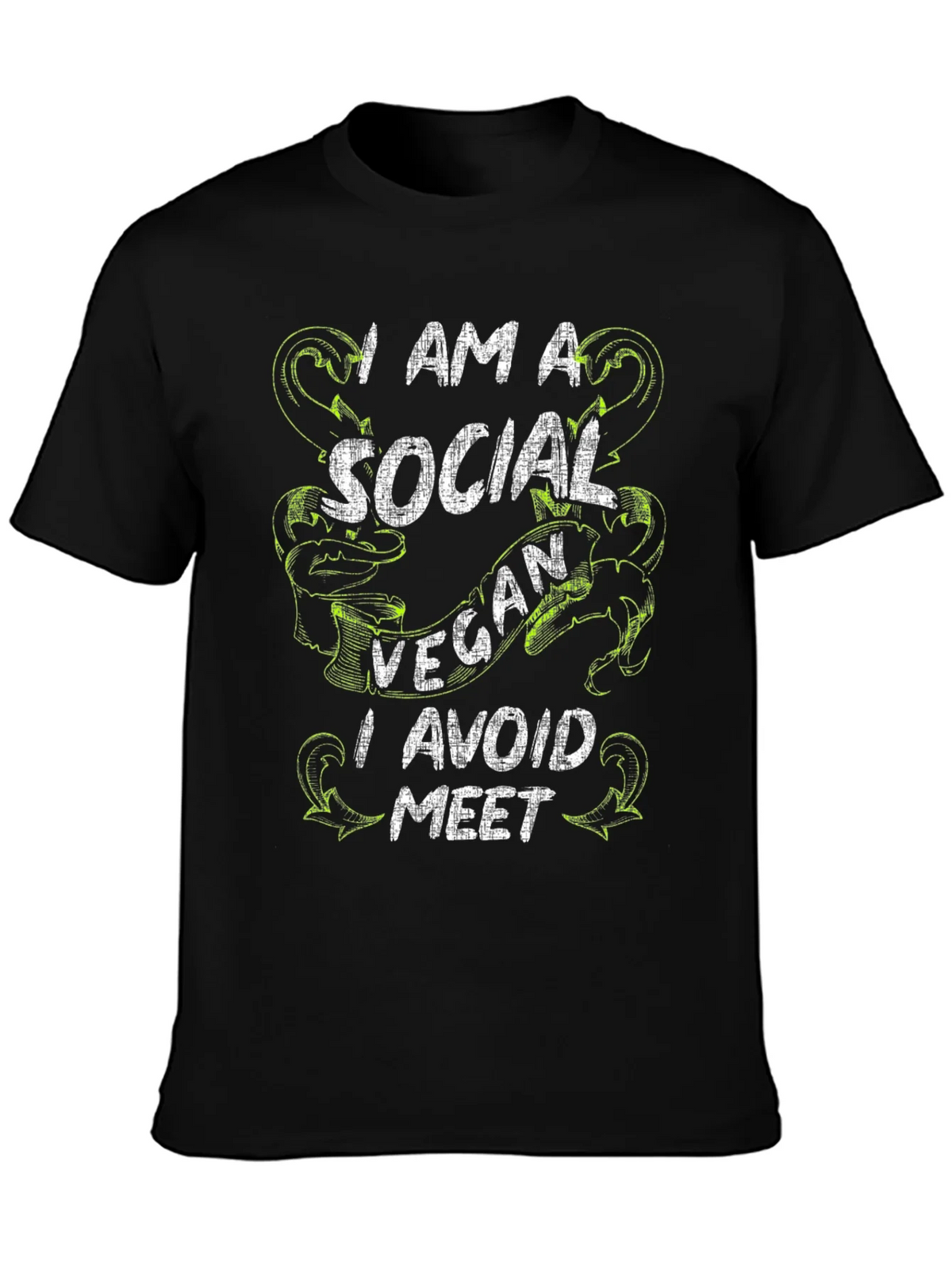 Social Vegan T-Shirt - Avoid the Meet product image 3