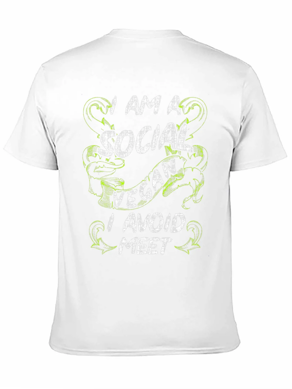 Social Vegan T-Shirt - Avoid the Meet product image 10