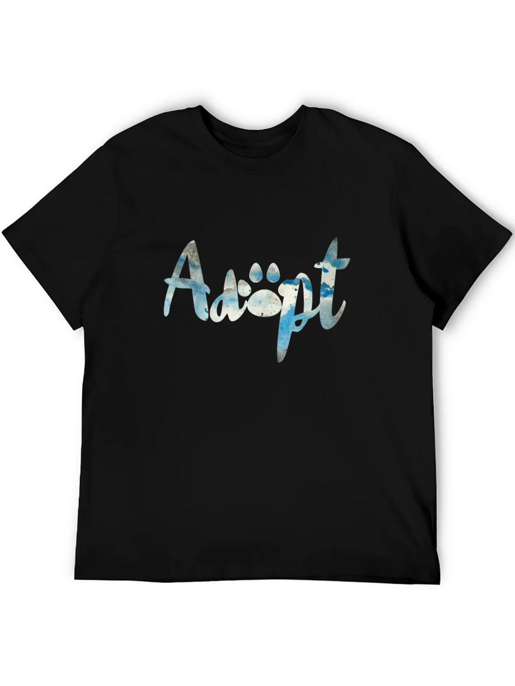 Adopt Paw Print Graphic T-Shirt product image 3