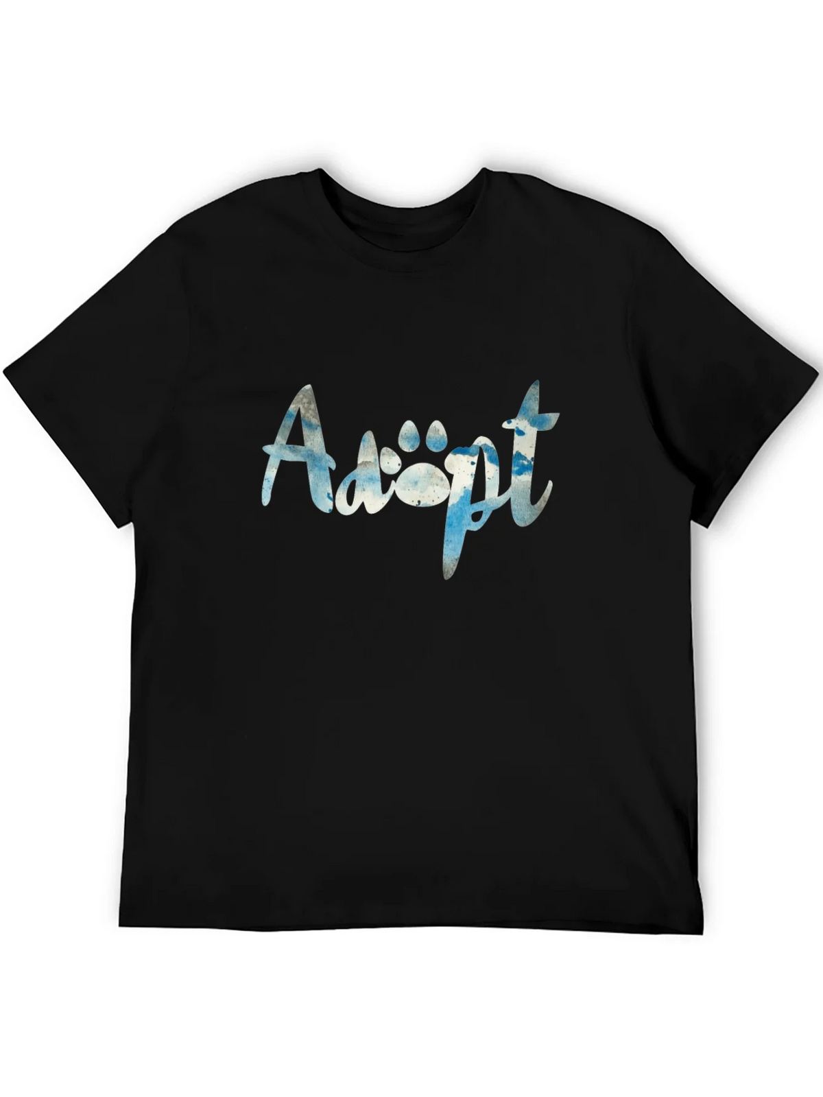 Adopt Paw Print Graphic T-Shirt product image 3