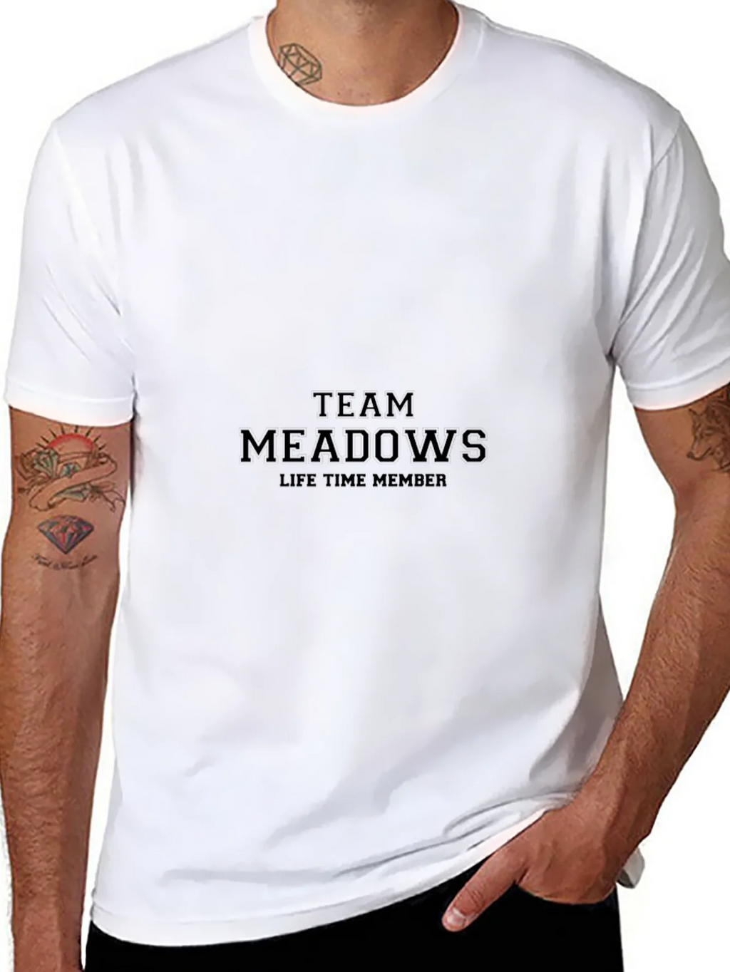 Team Meadows Lifetime Member Black Tee product image 7