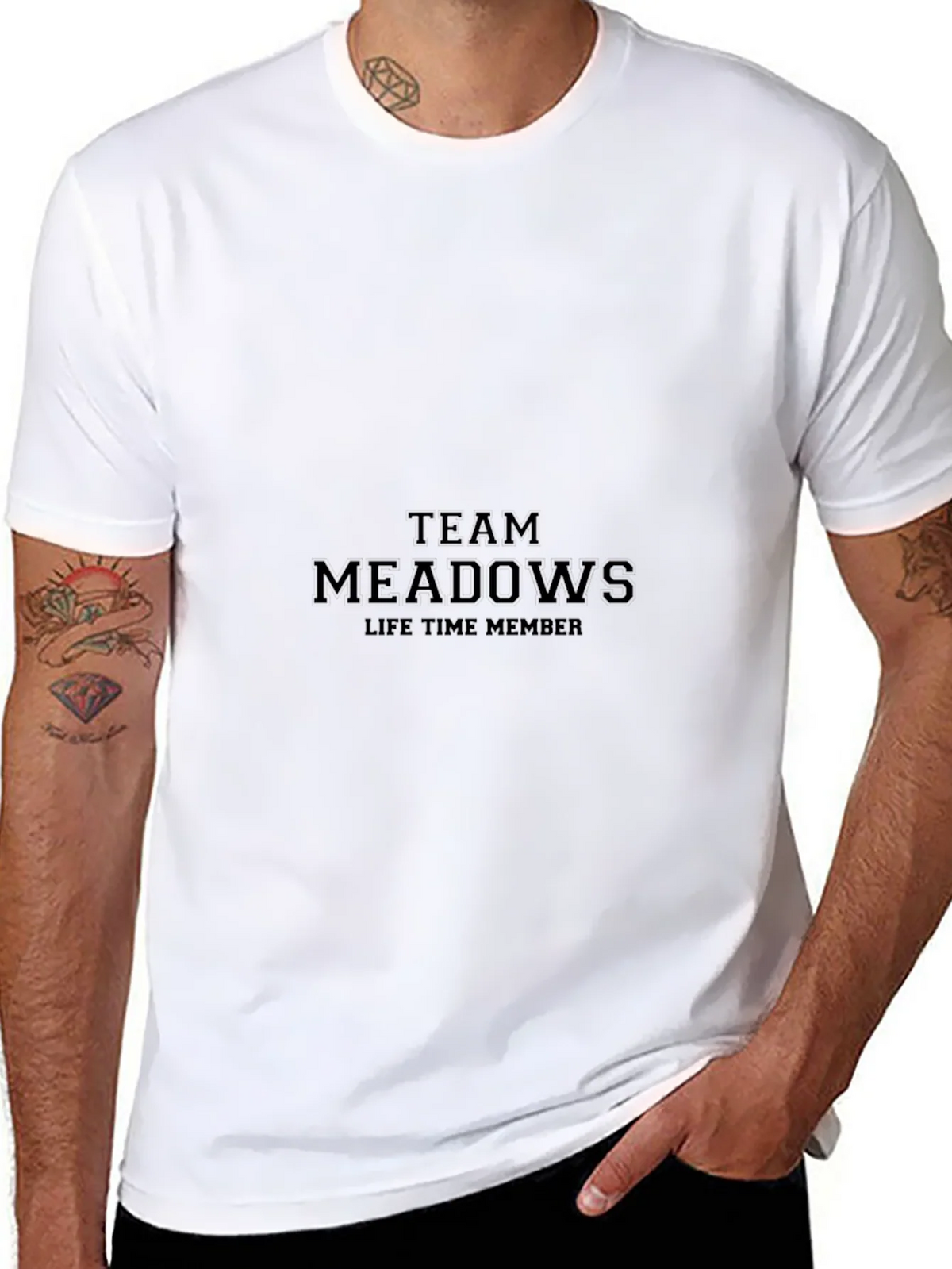 Team Meadows Lifetime Member Black Tee product image 7