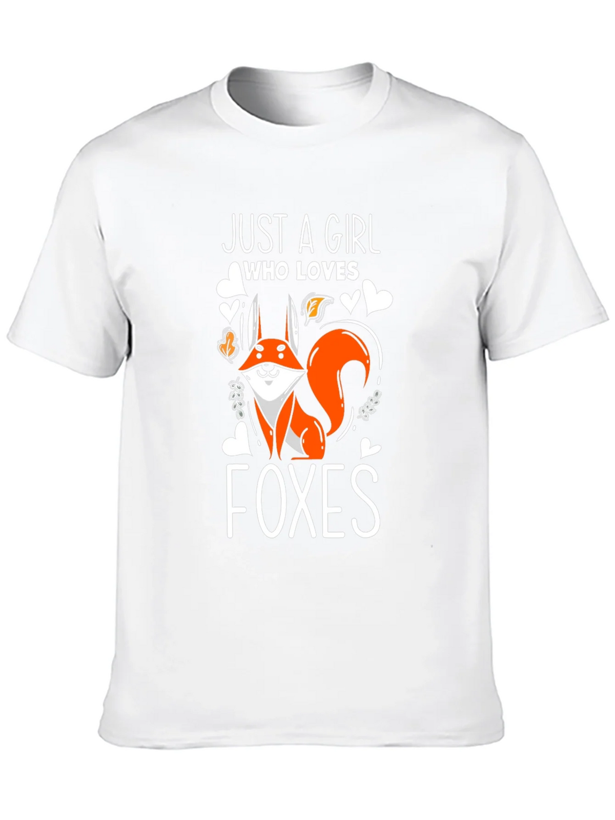 Just A Girl Who Loves Foxes Black T-Shirt product image 9