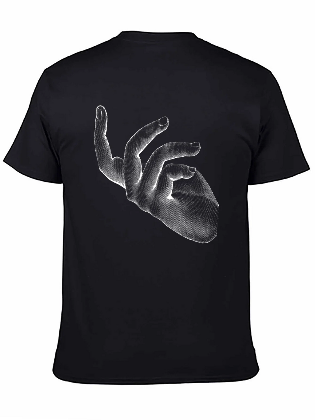 Abstract Hand Graphic Black T-Shirt product image 4