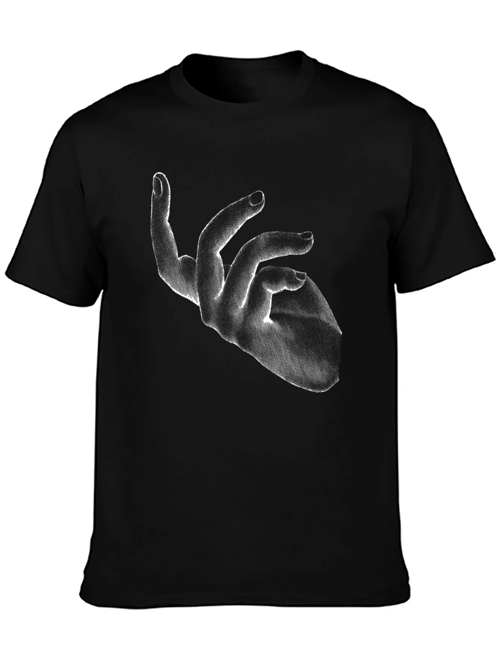 Abstract Hand Graphic Black T-Shirt product image 3