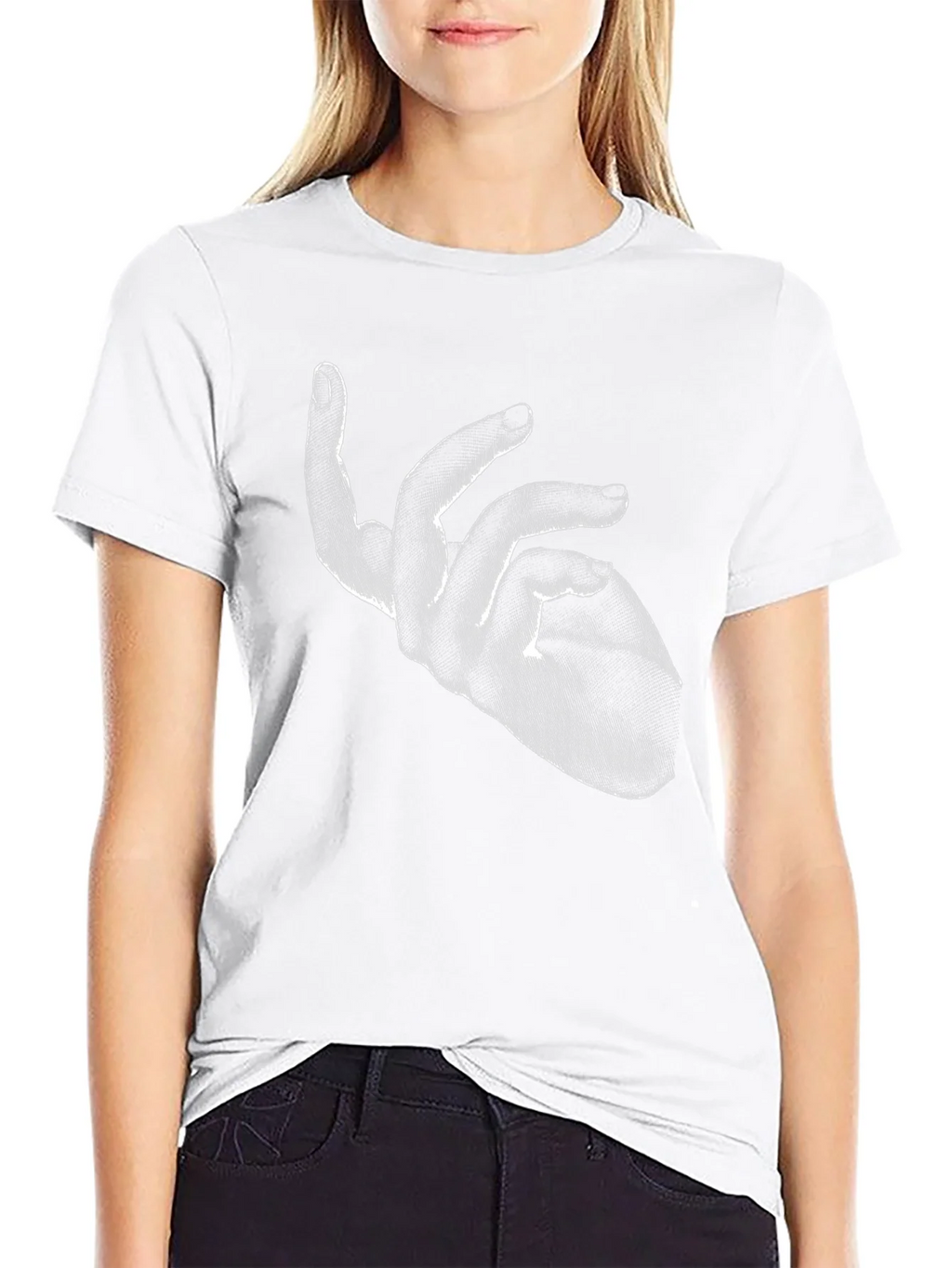 Abstract Hand Graphic Black T-Shirt product image 8