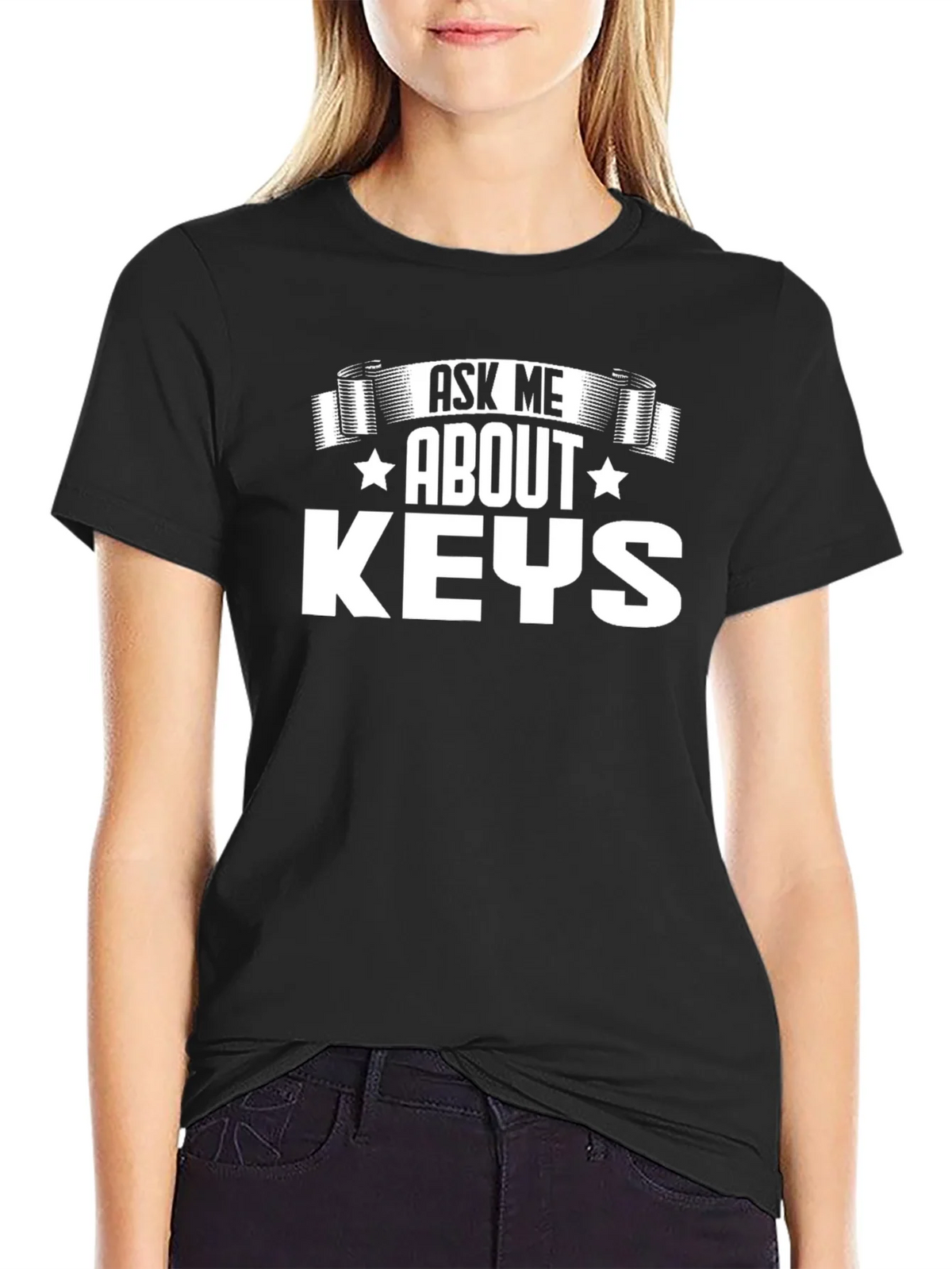 Ask Me About Keys T-Shirt - Funny Key Enthusiast Tee product image 2