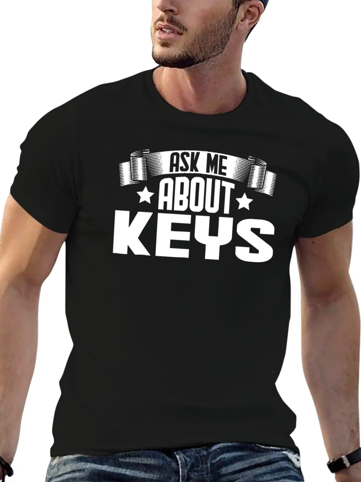 Ask Me About Keys T-Shirt - Funny Key Enthusiast Tee product image 6