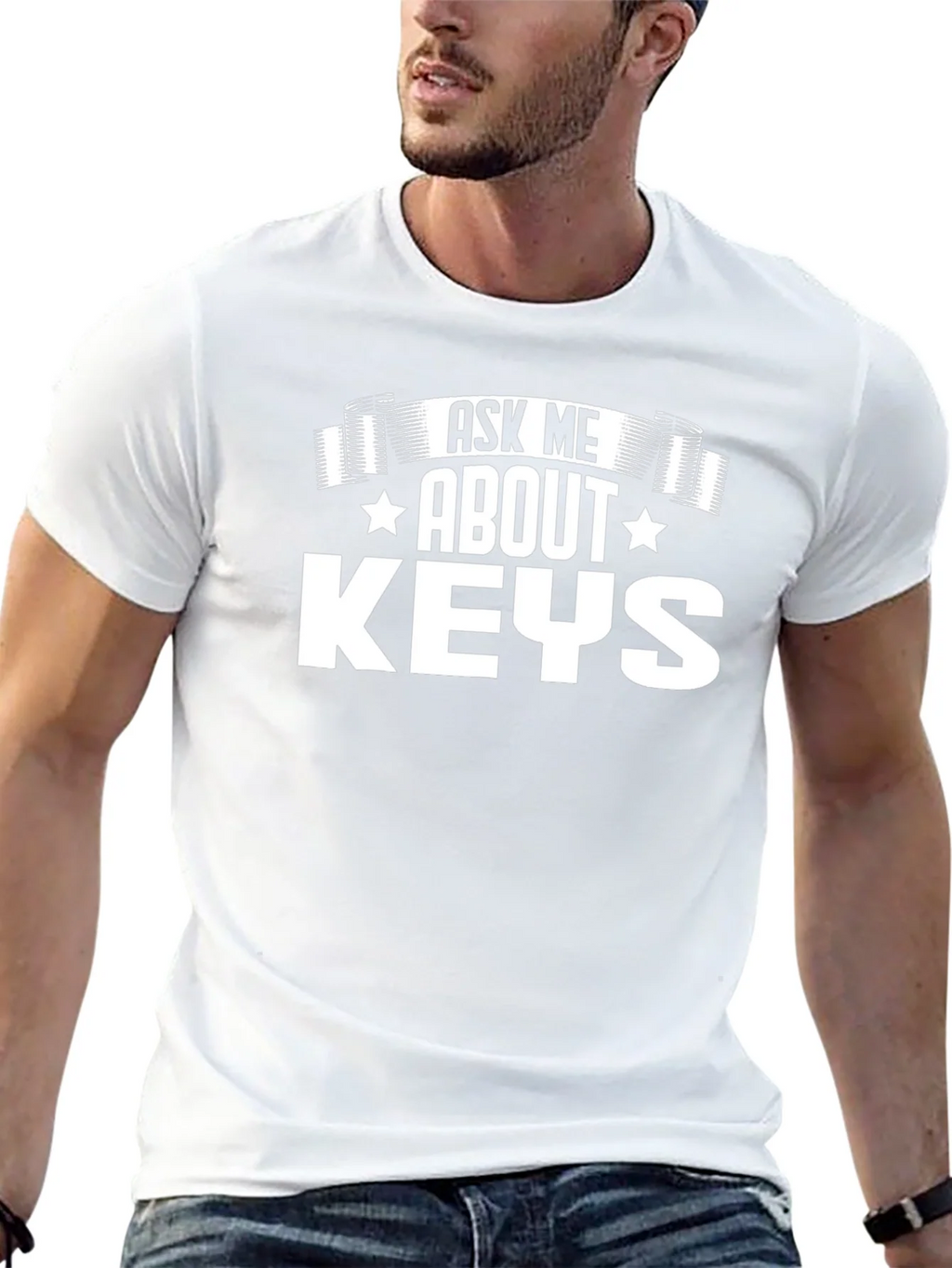 Ask Me About Keys T-Shirt - Funny Key Enthusiast Tee product image 12