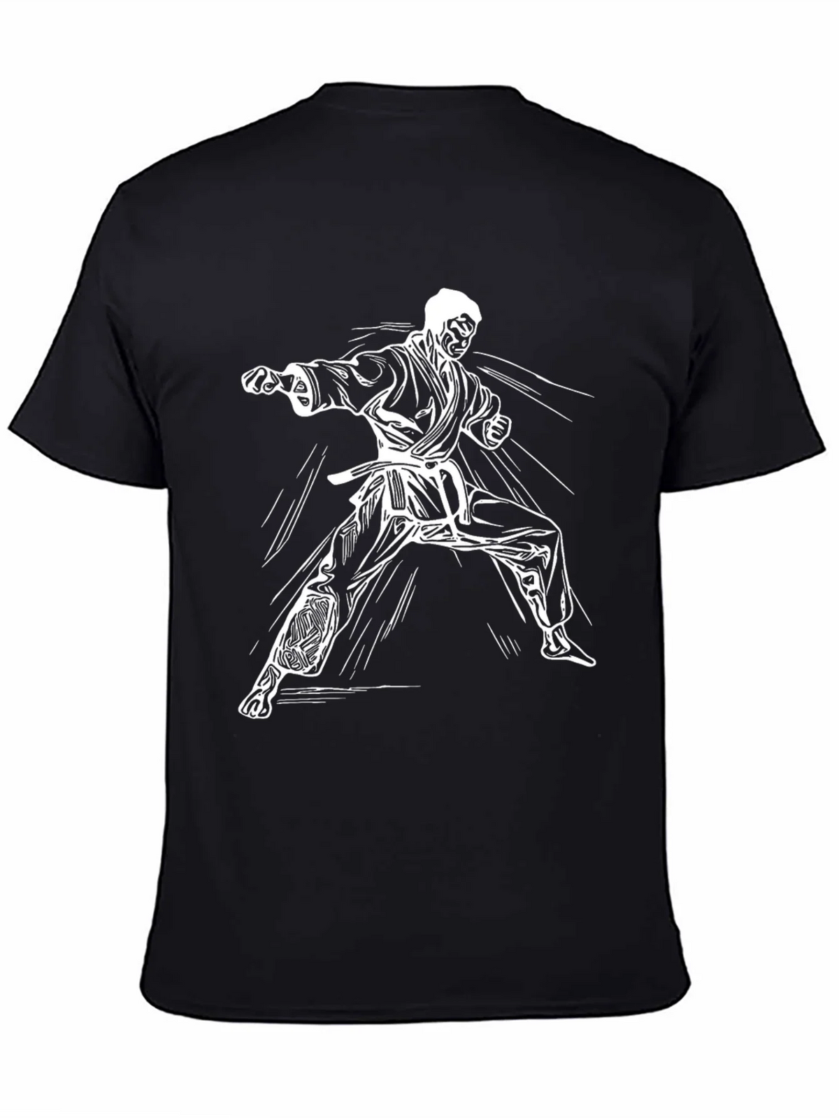 Karate Graphic Tee - Black product image 4