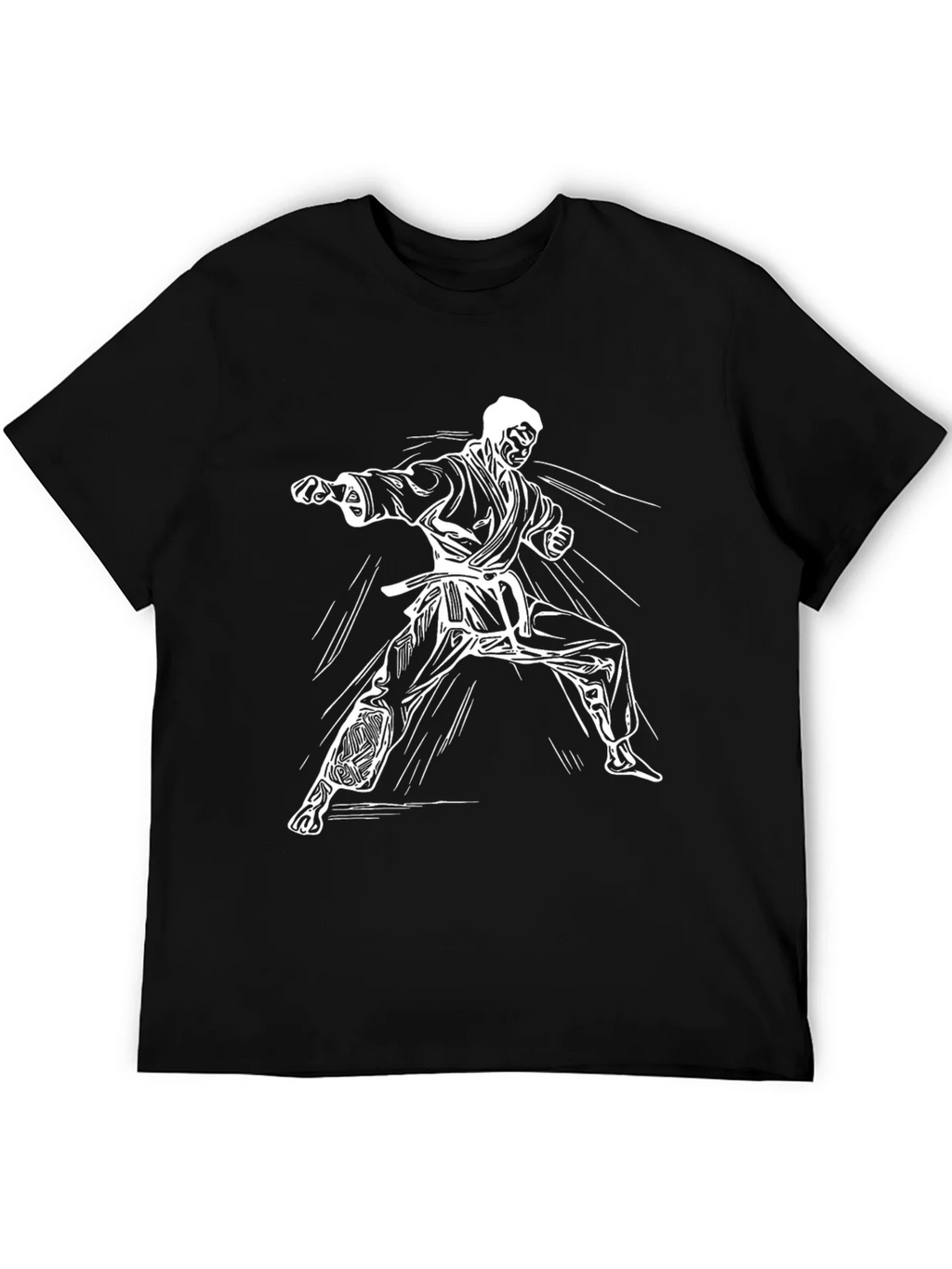 Karate Graphic Tee - Black product image 5