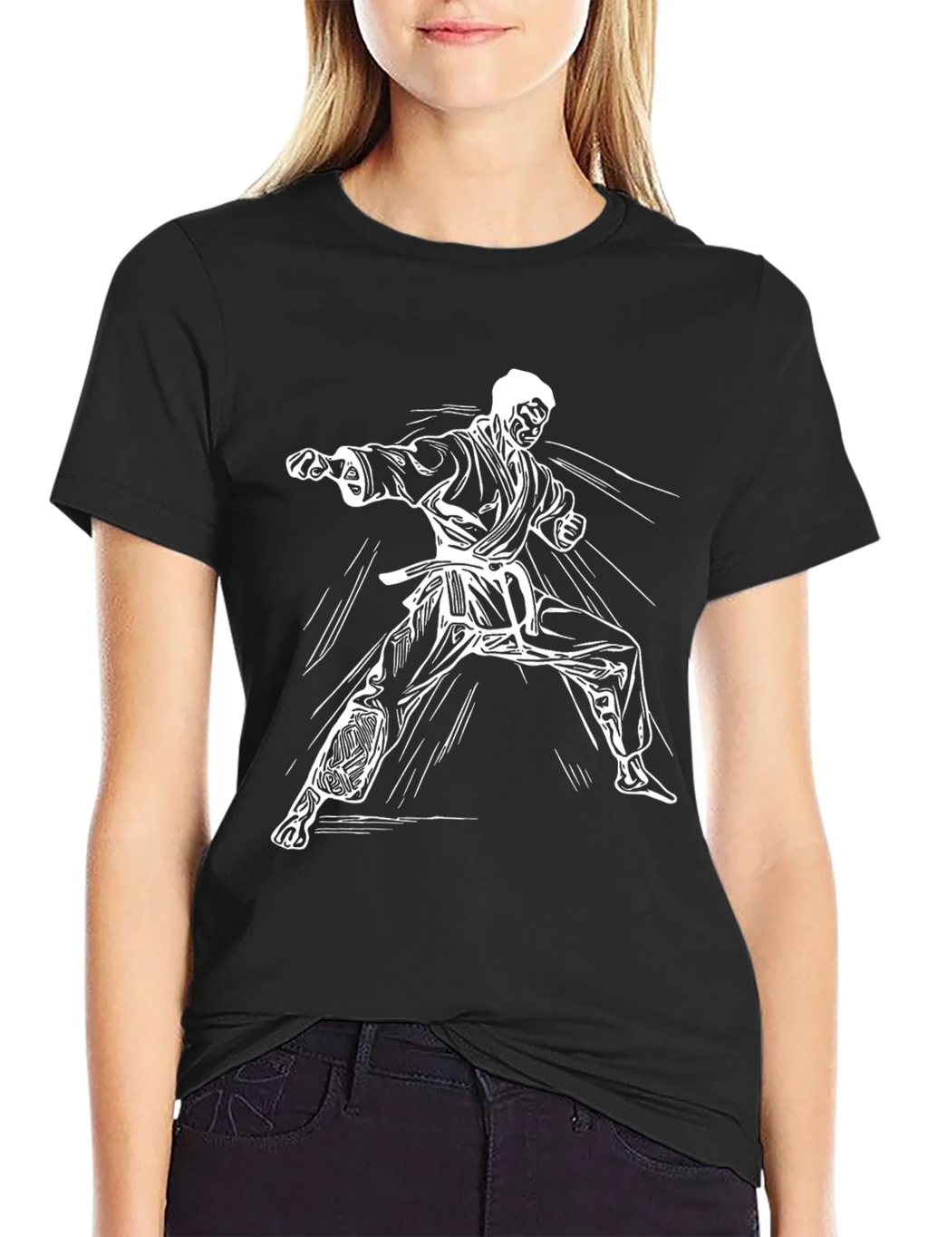 Karate Graphic Tee - Black product image 2