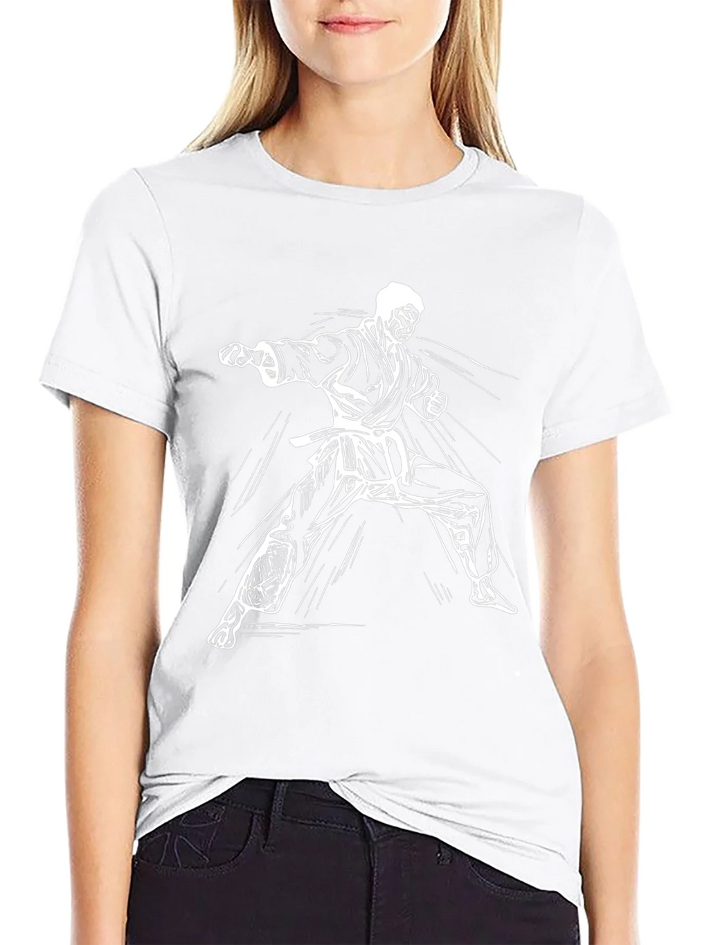 Karate Graphic Tee - Black product image 8
