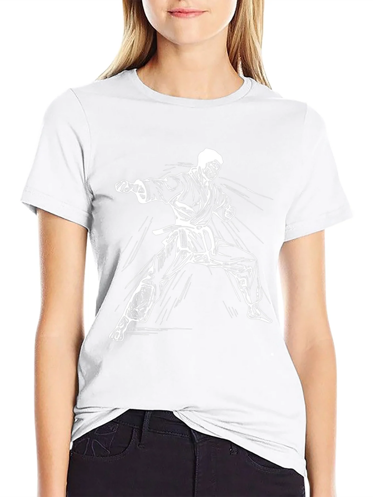 Karate Graphic Tee - Black product image 8