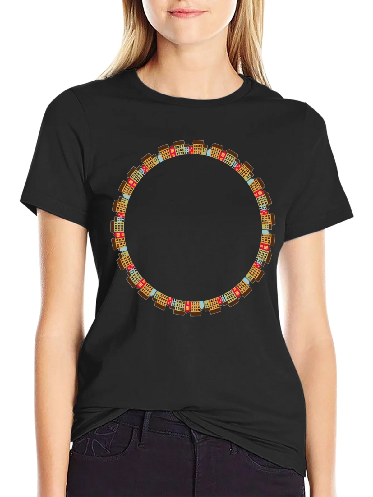 Urban Circle Black T-Shirt product image 2