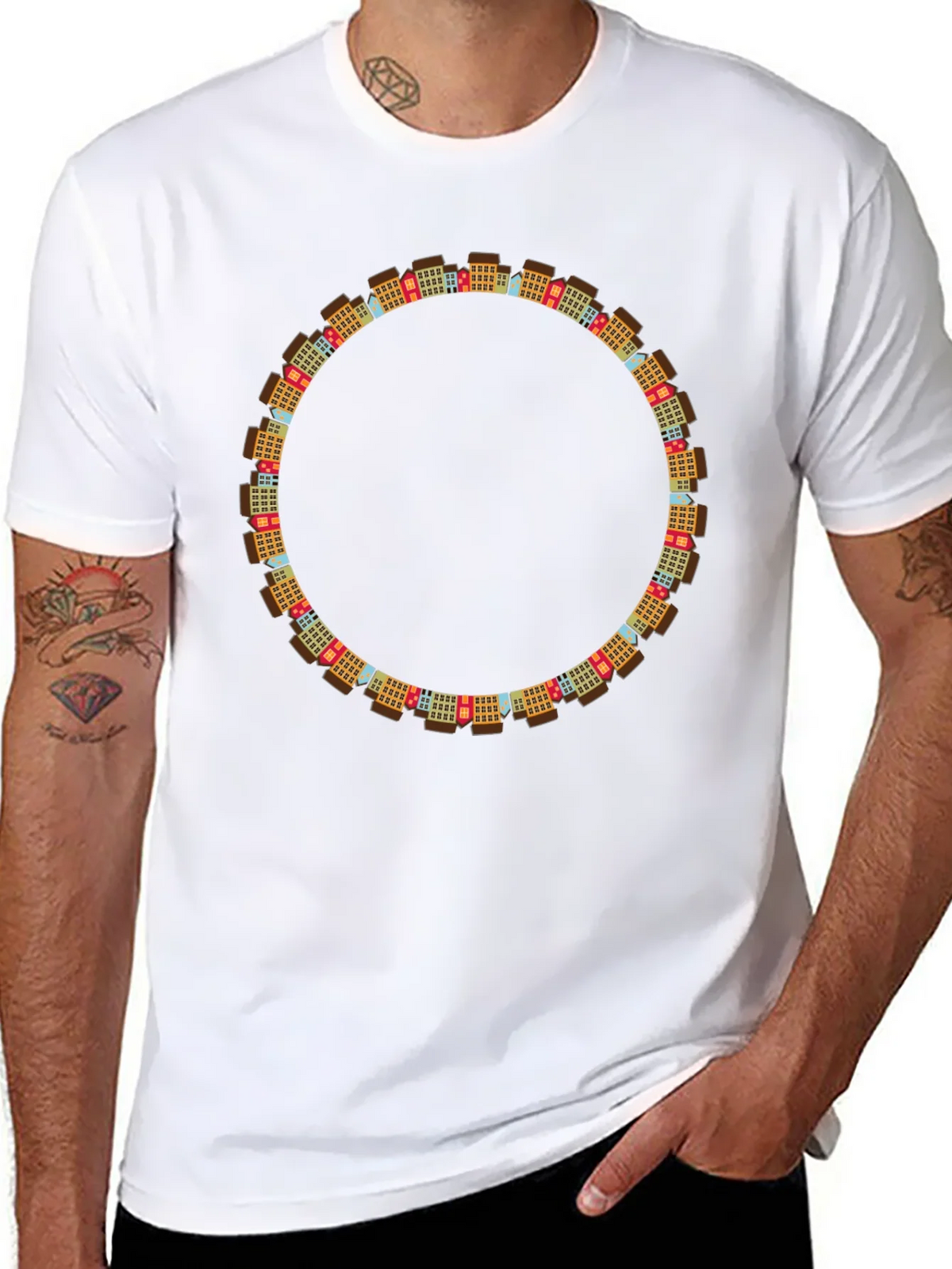 Urban Circle Black T-Shirt product image 7