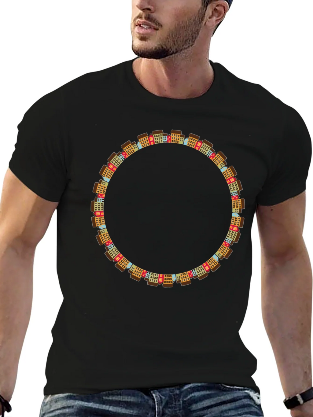 Urban Circle Black T-Shirt product image 6