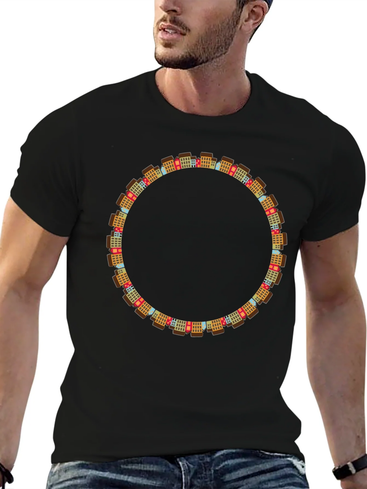 Urban Circle Black T-Shirt product image 6