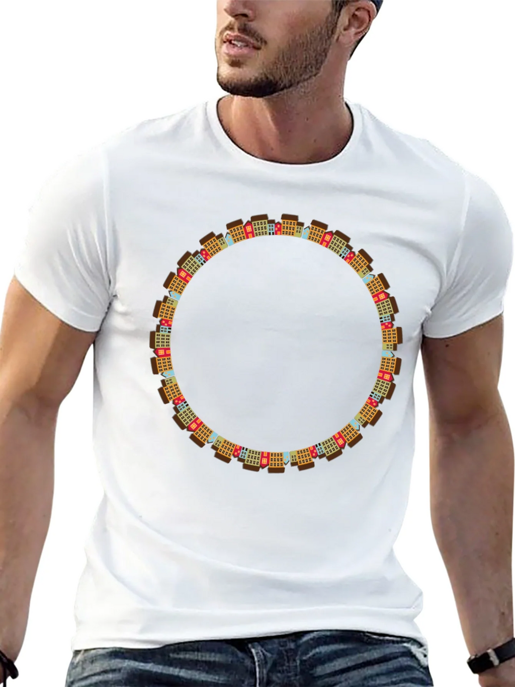 Urban Circle Black T-Shirt product image 12