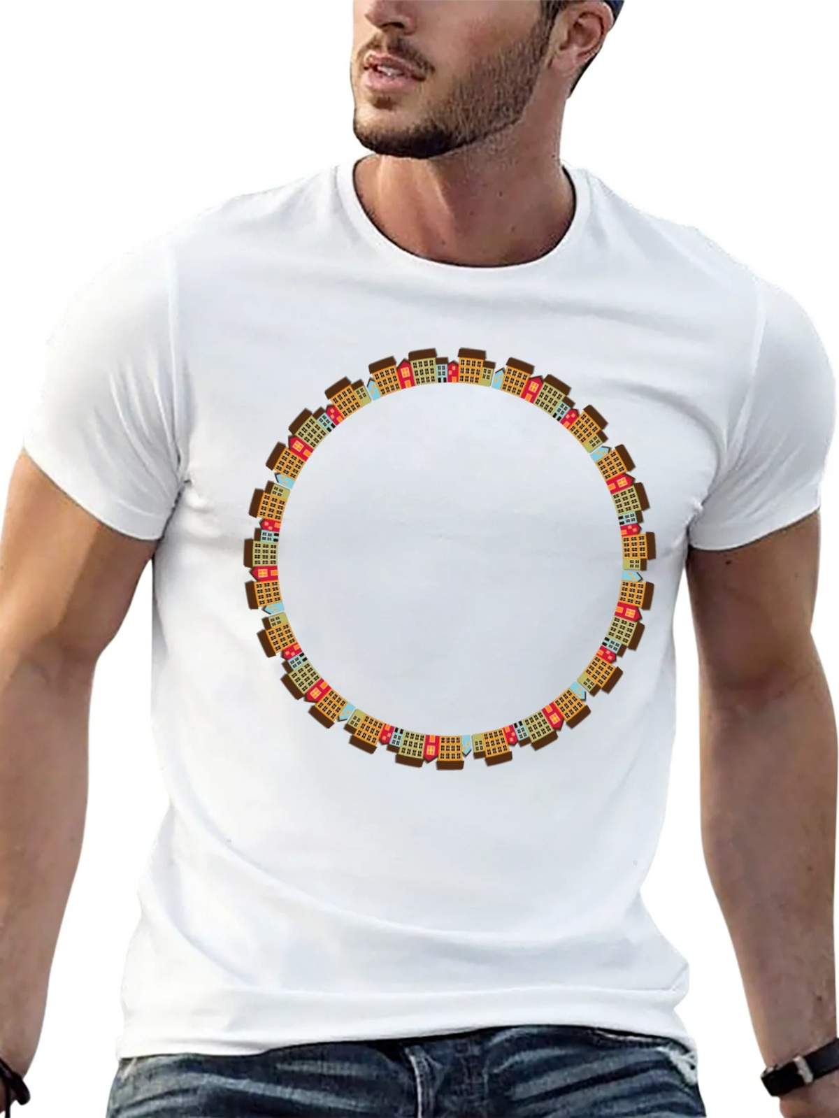 Urban Circle Black T-Shirt product image 12