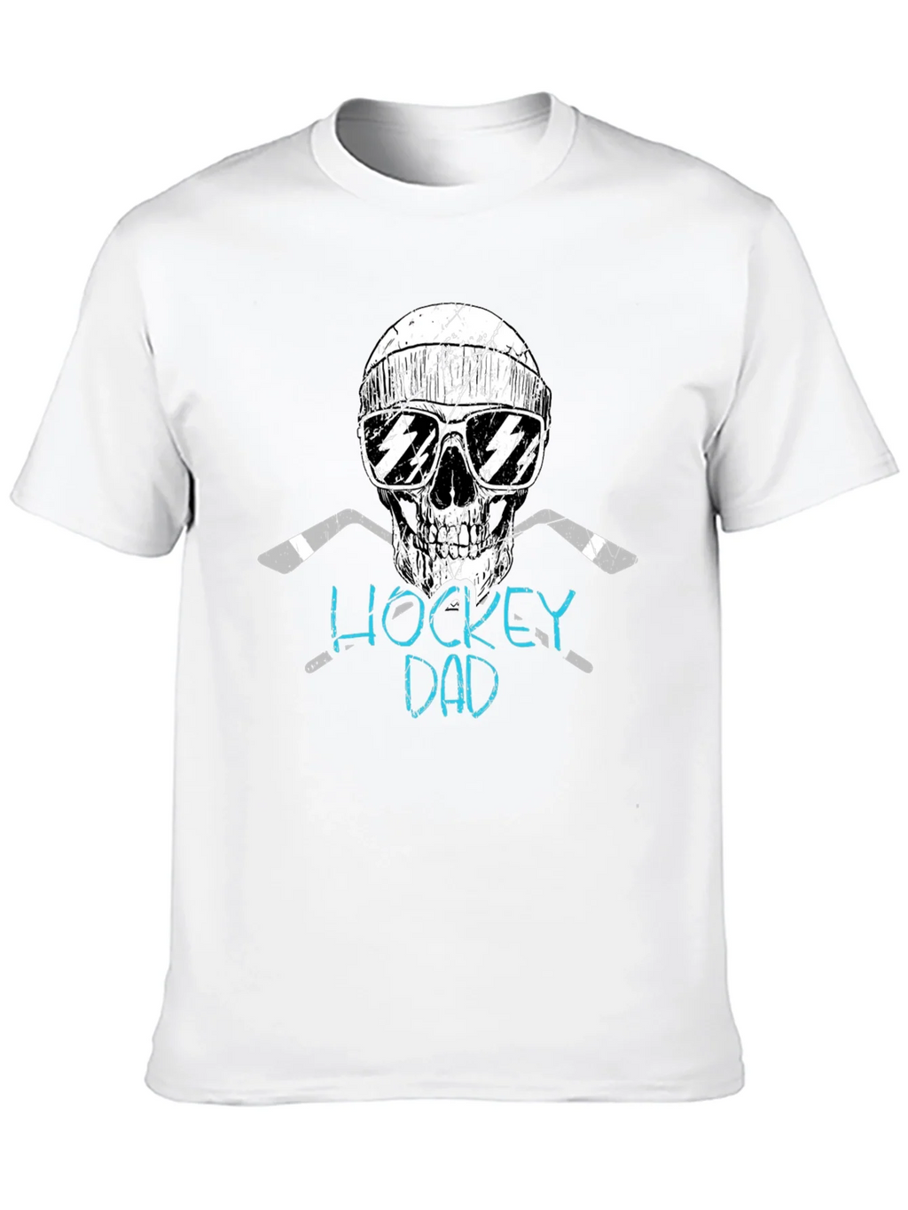 Hockey Dad Skull Graphic Tee product image 9