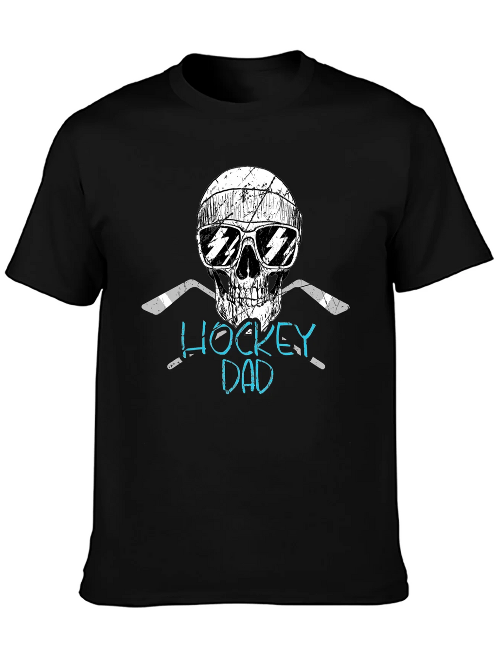 Hockey Dad Skull Graphic Tee product image 3