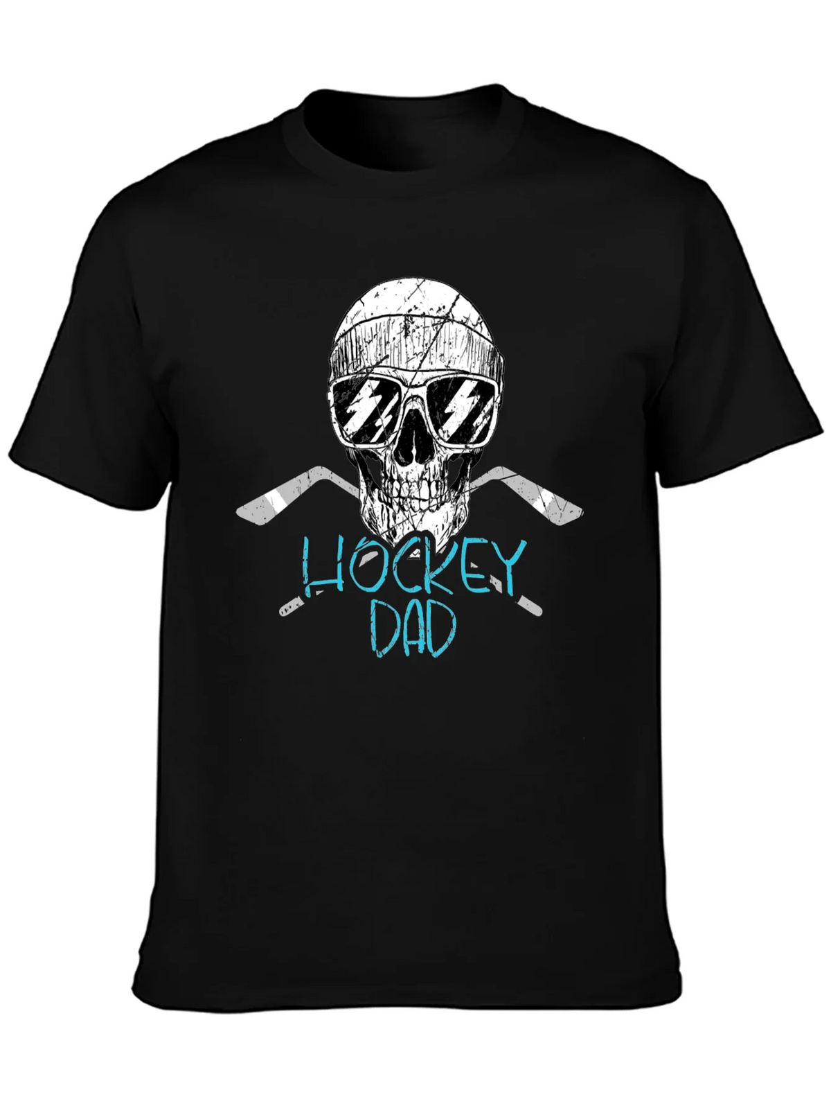 Hockey Dad Skull Graphic Tee product image 3