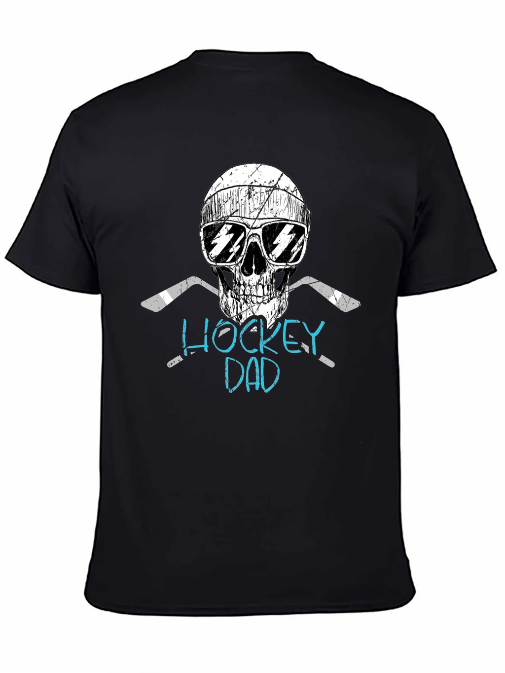 Hockey Dad Skull Graphic Tee product image 4