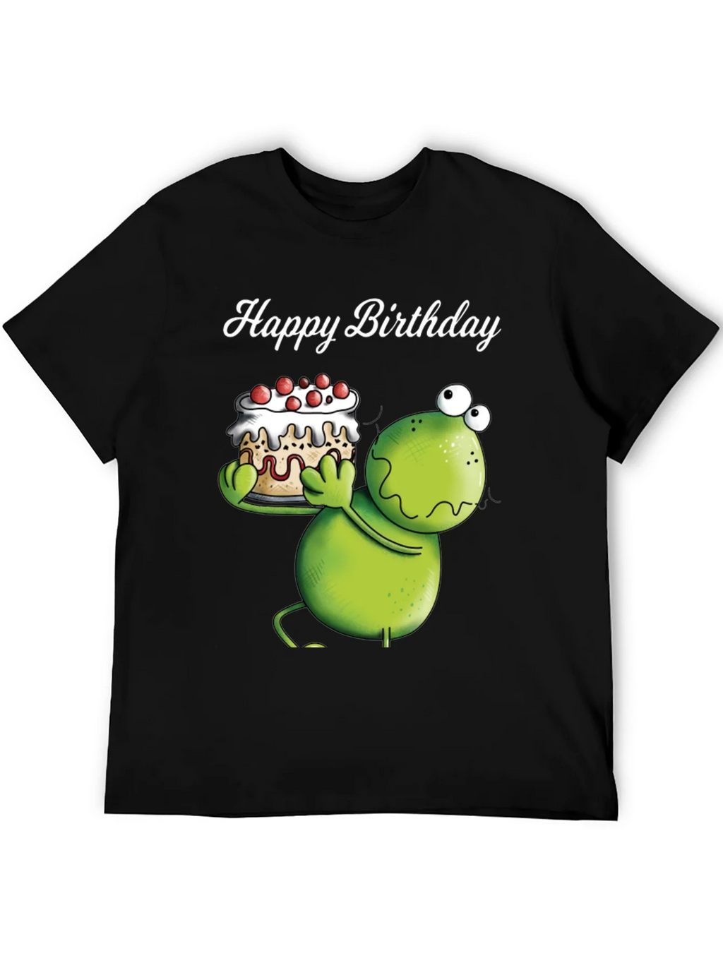 Happy Birthday Frog T-Shirt - Unique Graphic Tee product image 2