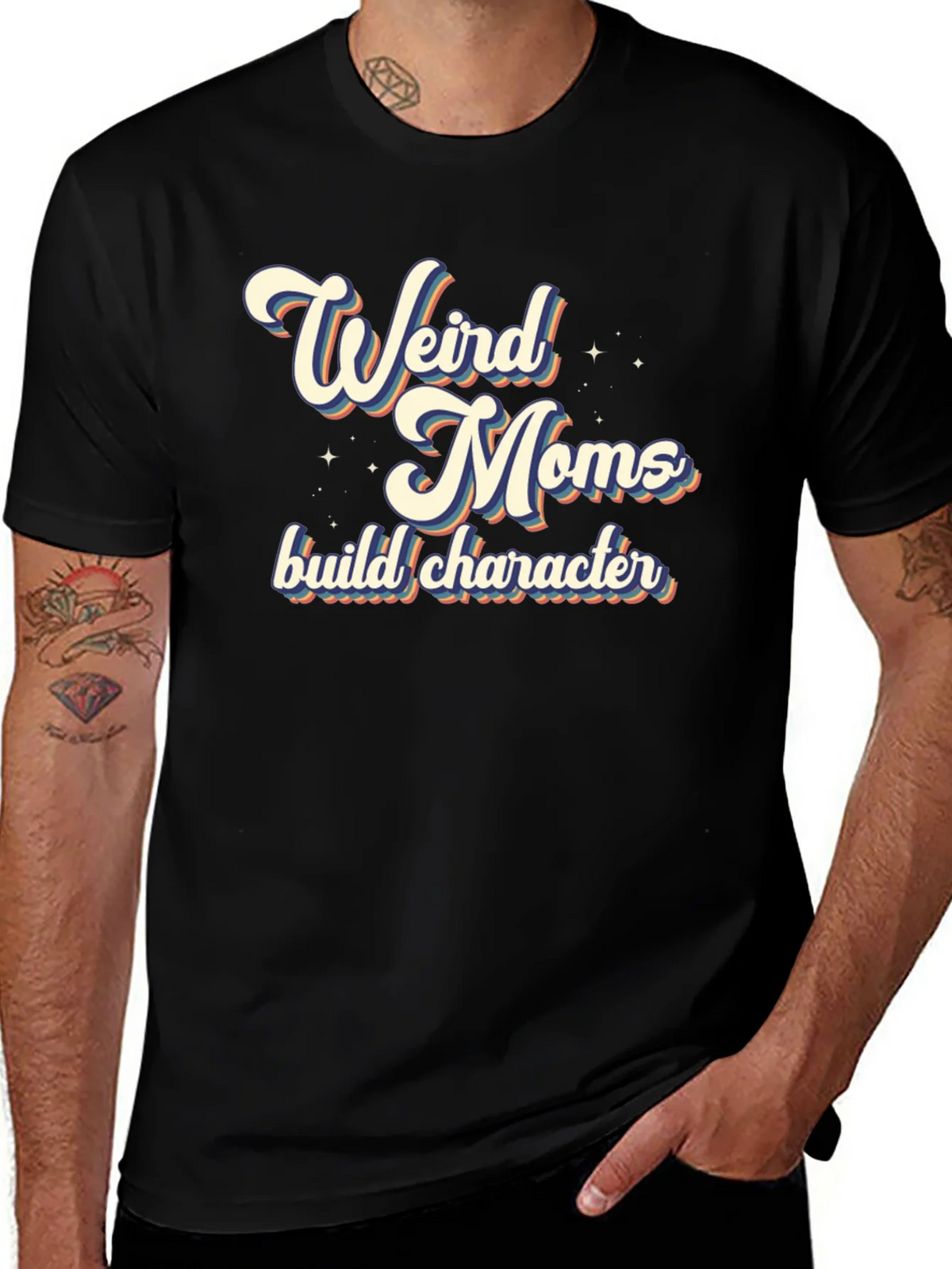 Weird Moms Build Character T-Shirt product image 1