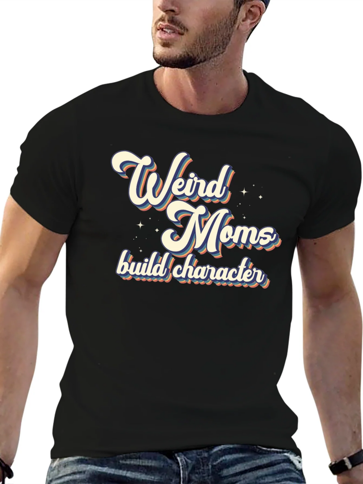 Weird Moms Build Character T-Shirt product image 6