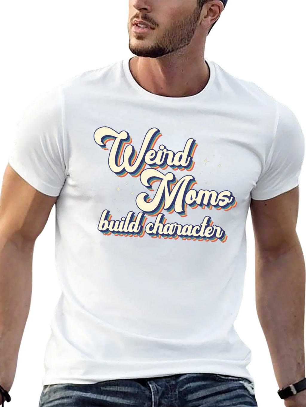 Weird Moms Build Character T-Shirt product image 12