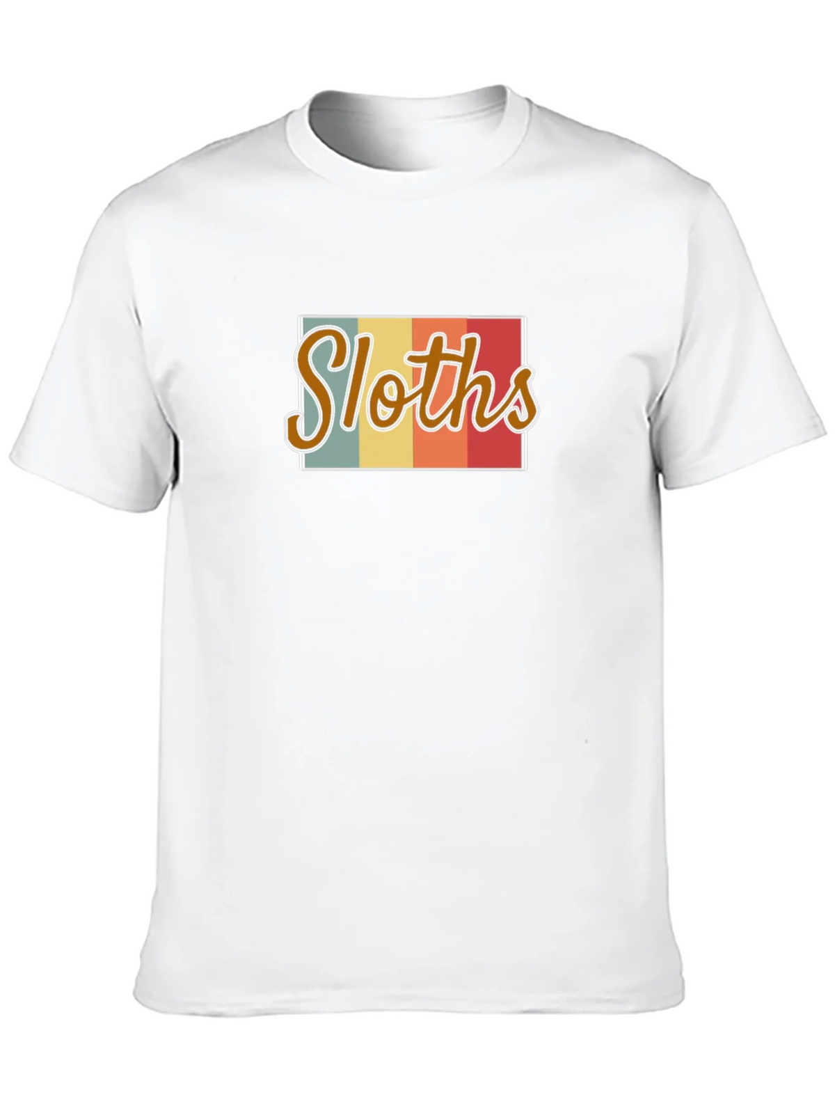 Retro Sloths Graphic Tee - Mens Black T-Shirt product image 9