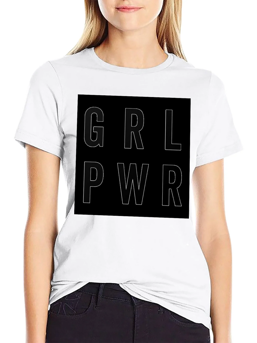 GRL PWR Graphic Tee - Empowering Statement Shirt product image 8