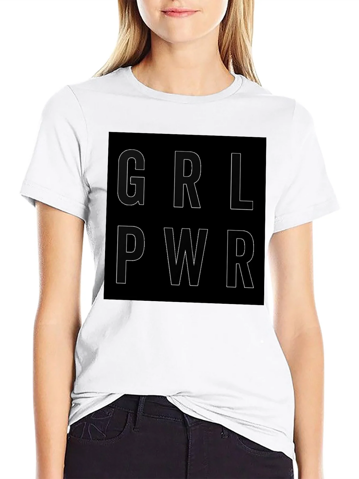 GRL PWR Graphic Tee - Empowering Statement Shirt product image 8