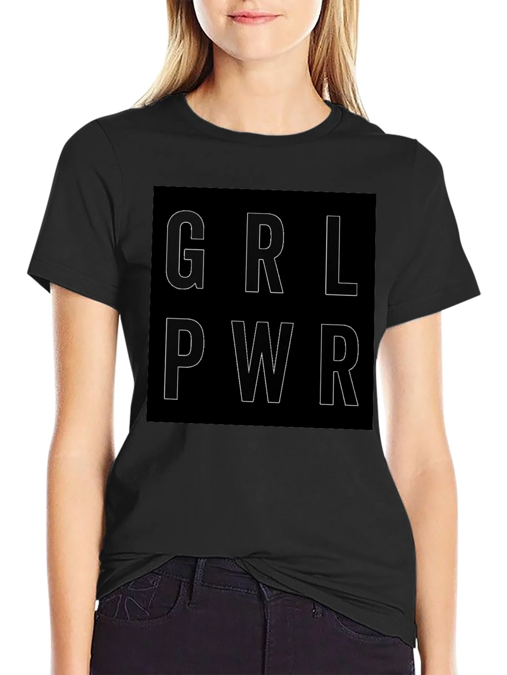 GRL PWR Graphic Tee - Empowering Statement Shirt product image 2