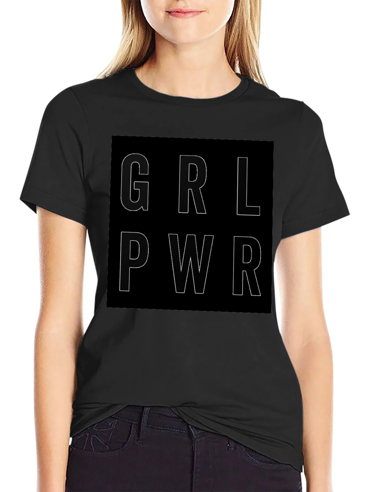 GRL PWR Graphic Tee - Empowering Statement Shirt product image 2