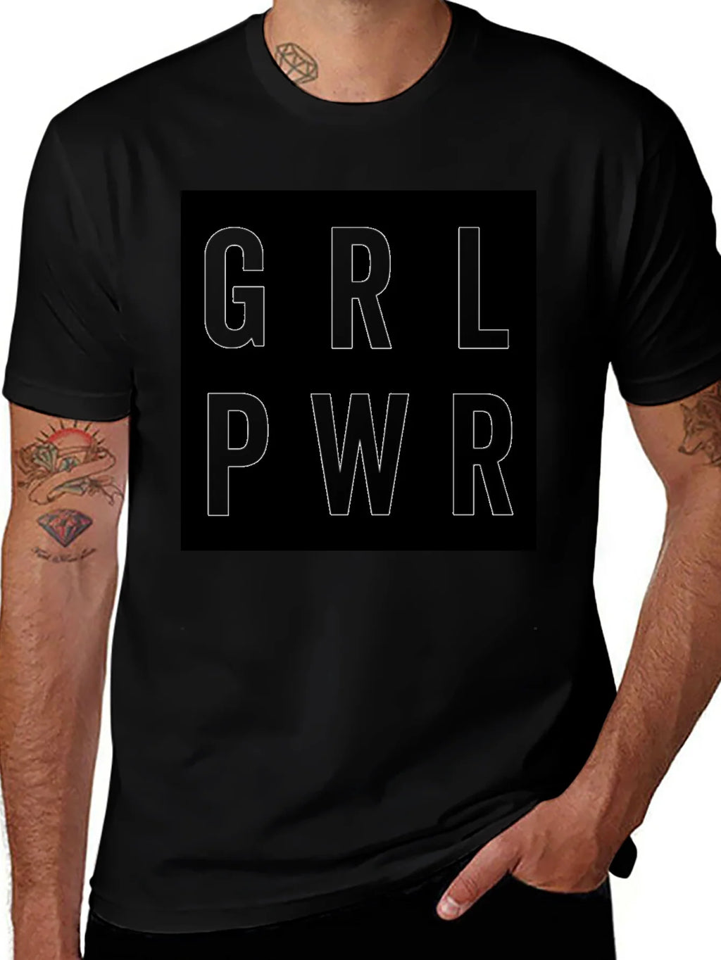 GRL PWR Graphic Tee - Empowering Statement Shirt product image 1