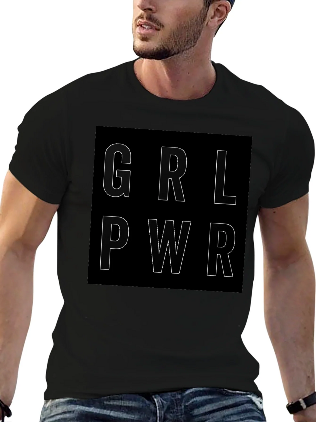 GRL PWR Graphic Tee - Empowering Statement Shirt product image 6