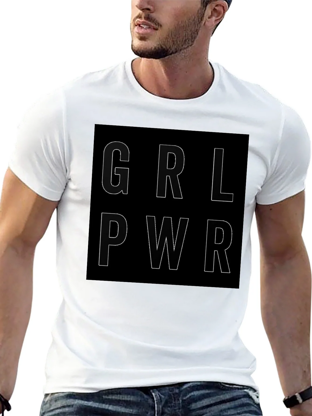 GRL PWR Graphic Tee - Empowering Statement Shirt product image 12
