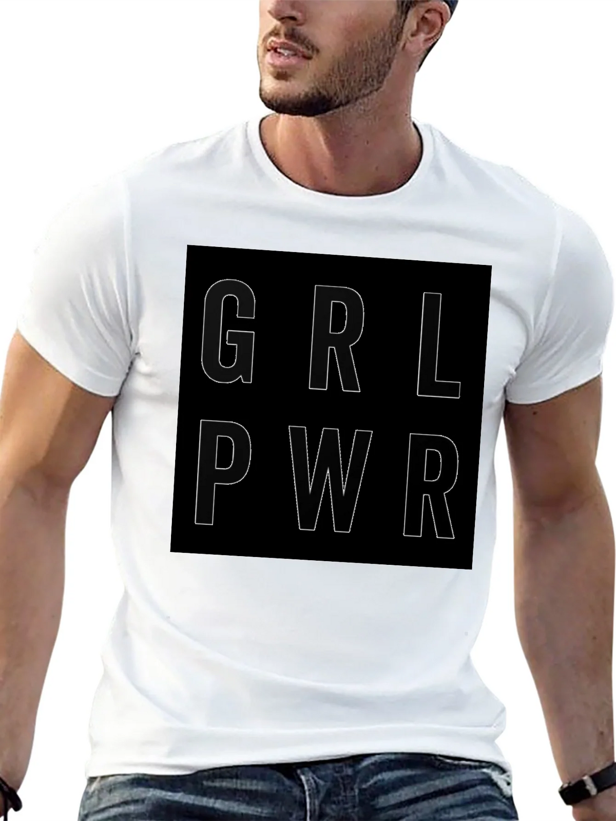 GRL PWR Graphic Tee - Empowering Statement Shirt product image 12