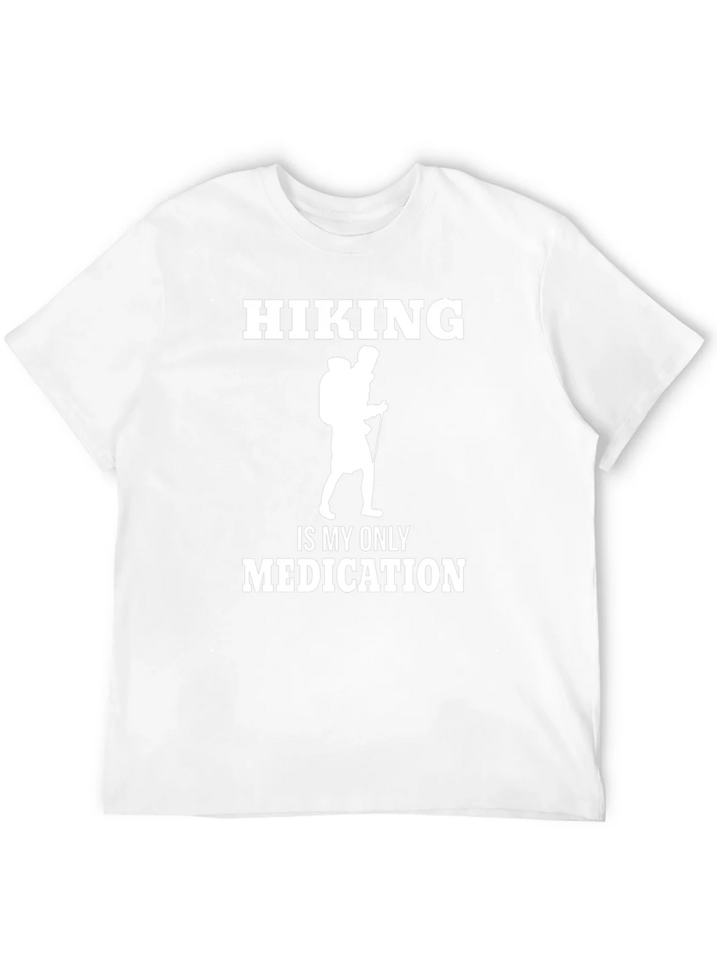 Hiking is My Only Medication Black T-Shirt product image 10