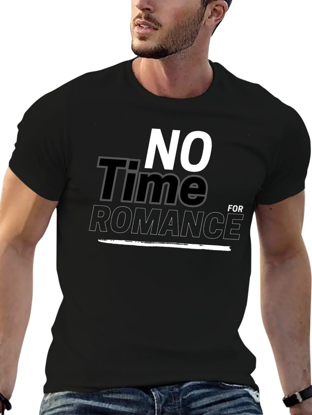 No Time For Romance Graphic T-Shirt product image 6