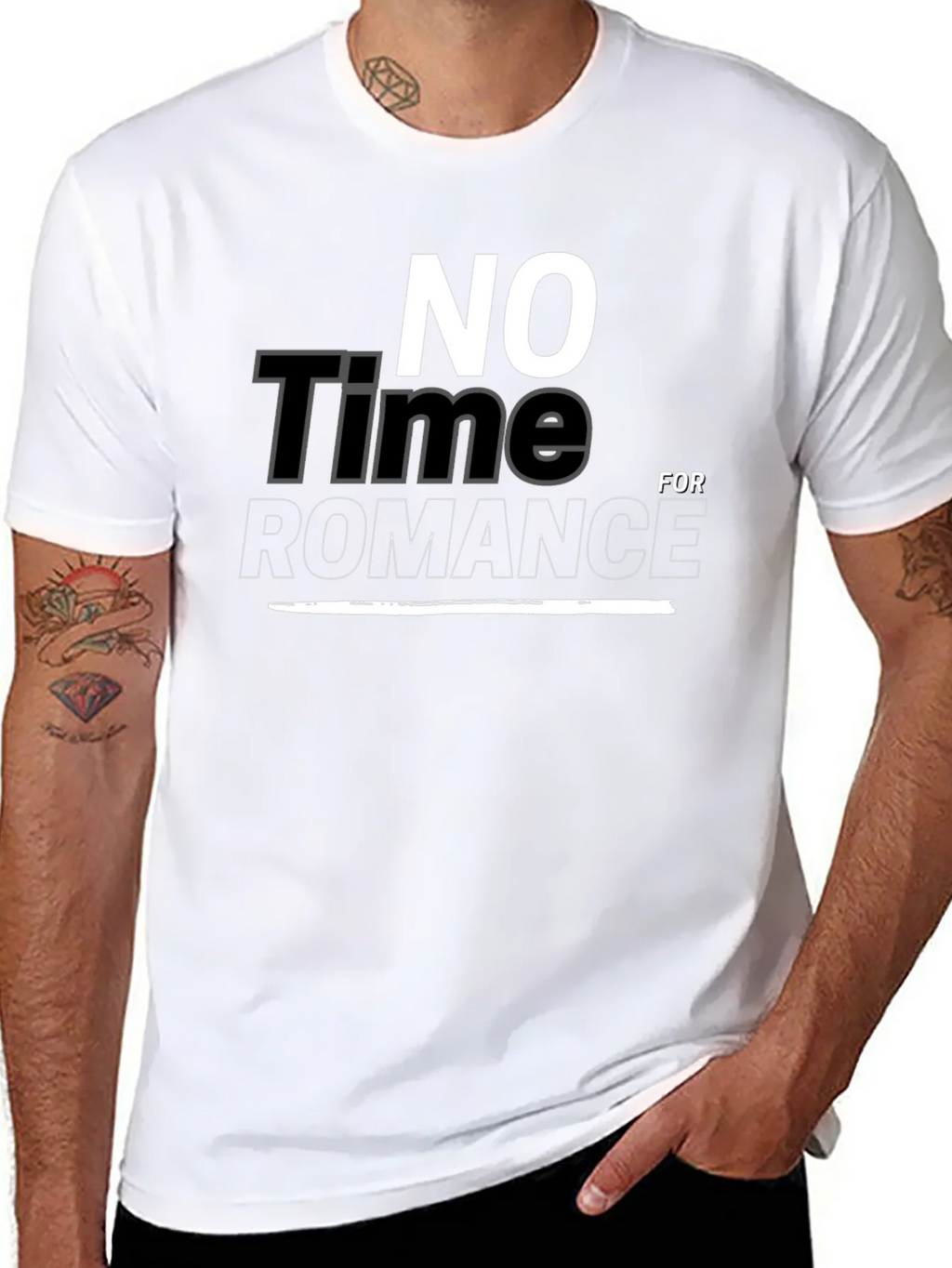 No Time For Romance Graphic T-Shirt product image 7