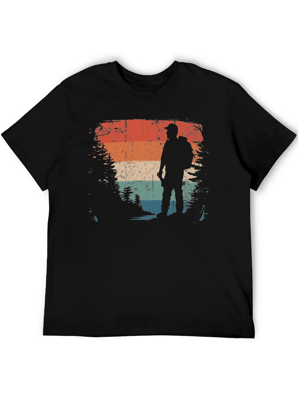 Vintage Hiker Graphic Tee - Retro Outdoor Adventure Shirt product image 5