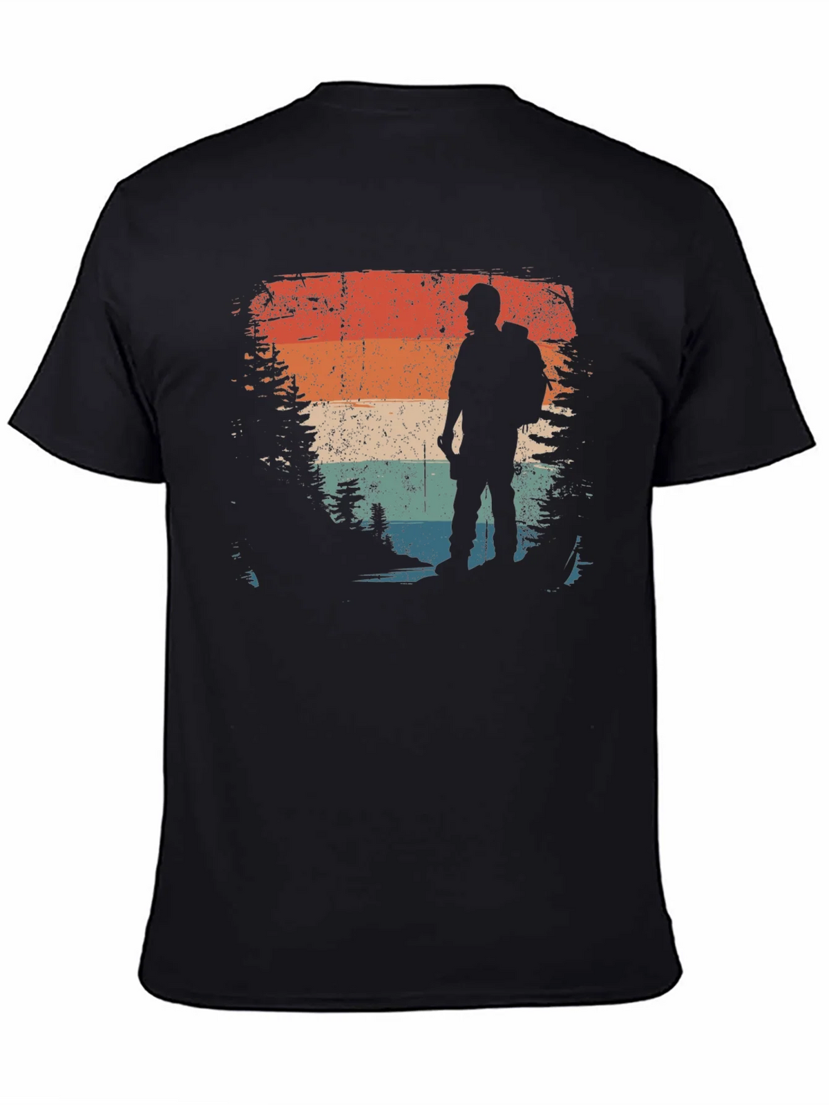 Vintage Hiker Graphic Tee - Retro Outdoor Adventure Shirt product image 4