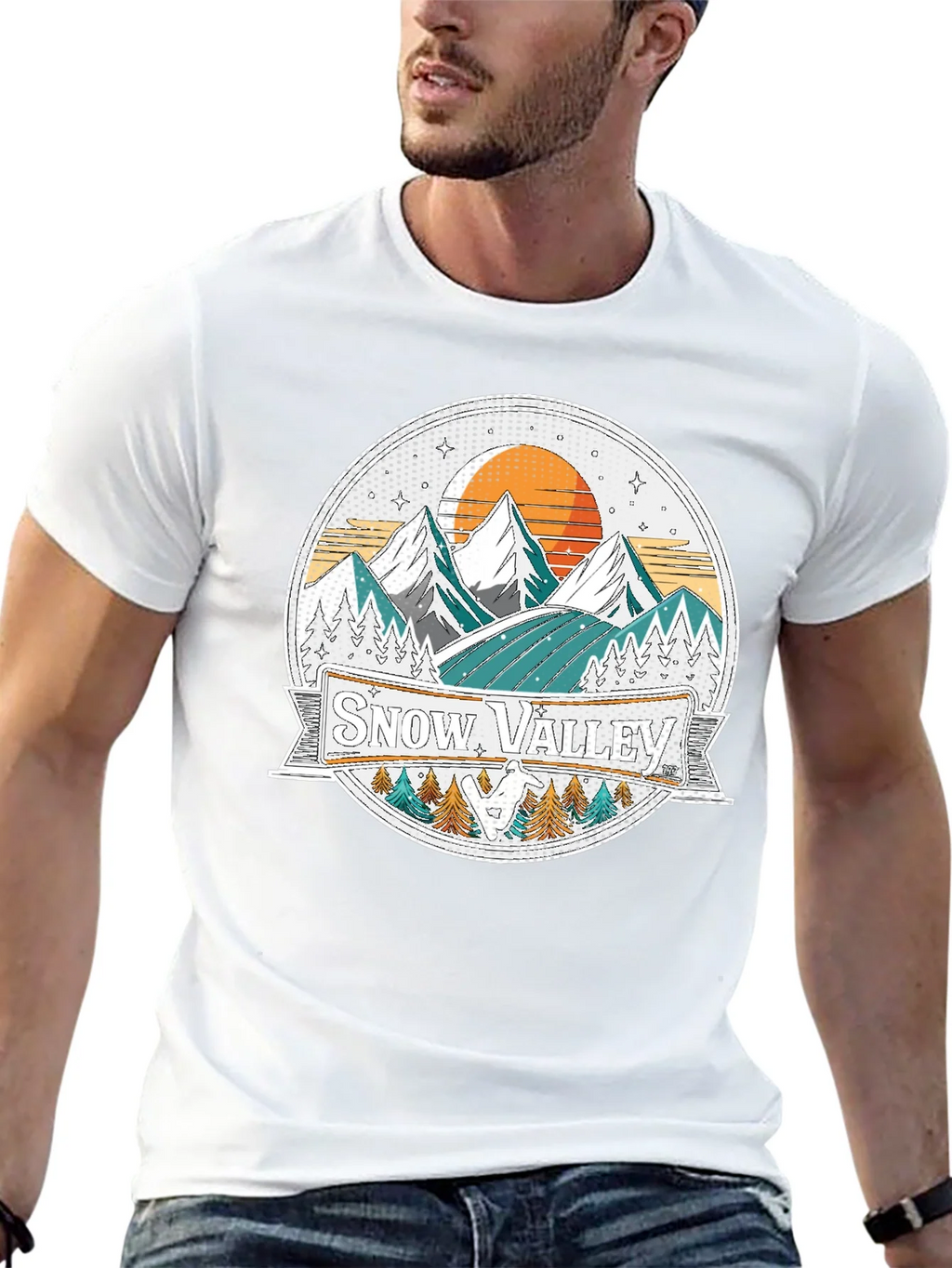 Snow Valley Graphic Tee - Mountain Adventure product image 12