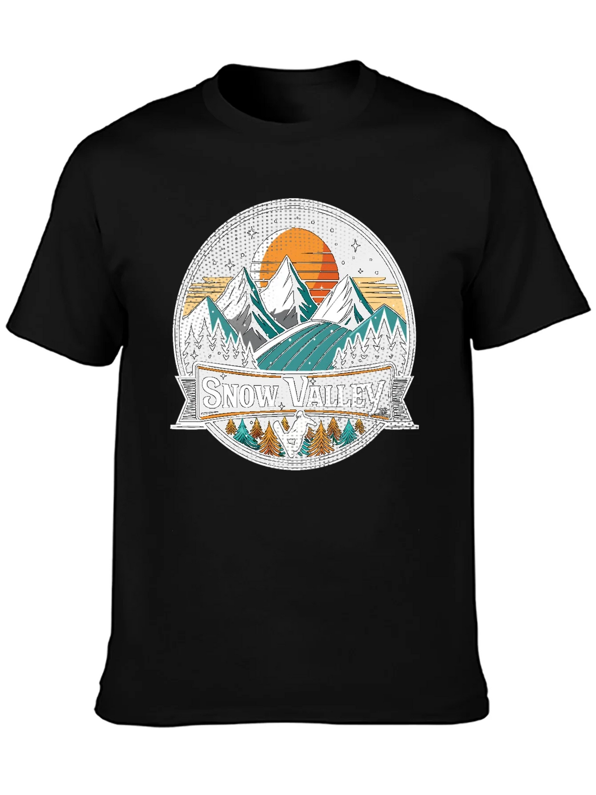 Snow Valley Graphic Tee - Mountain Adventure product image 3