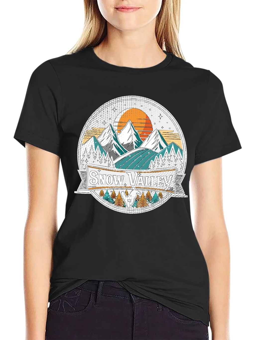 Snow Valley Graphic Tee - Mountain Adventure product image 2