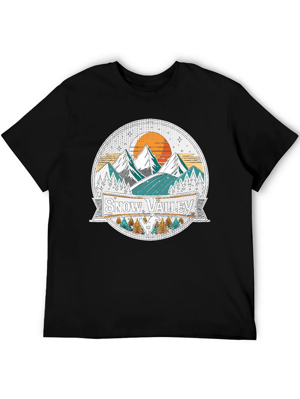 Snow Valley Graphic Tee - Mountain Adventure product image 5